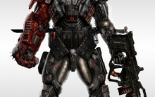 soldiers skulls guns futuristic weapons halo reach digital art concept art science fiction cigarette Wallpaper